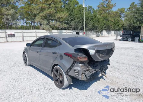 2011 Hyundai Elantra Limited (Ulsan Plant) из США, поврежденный, VIN KMHDH4AE4BU135582